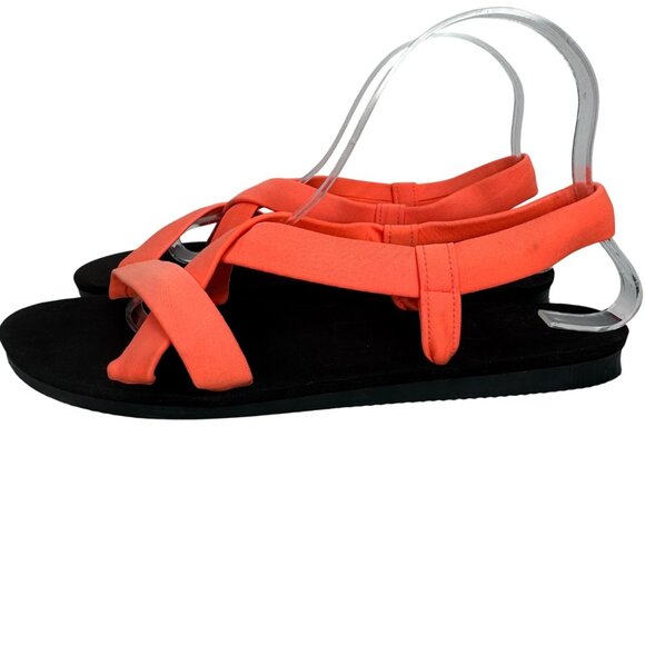 Womens Jag Orange Crisscross Elastic Sandals Size 9-10 Lightweight Comfort - Picture 5 of 9